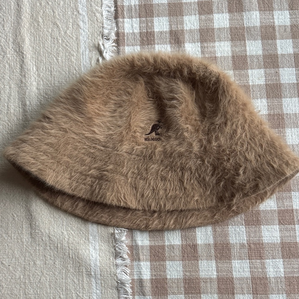 Kangol fur Tan Bucket Hat